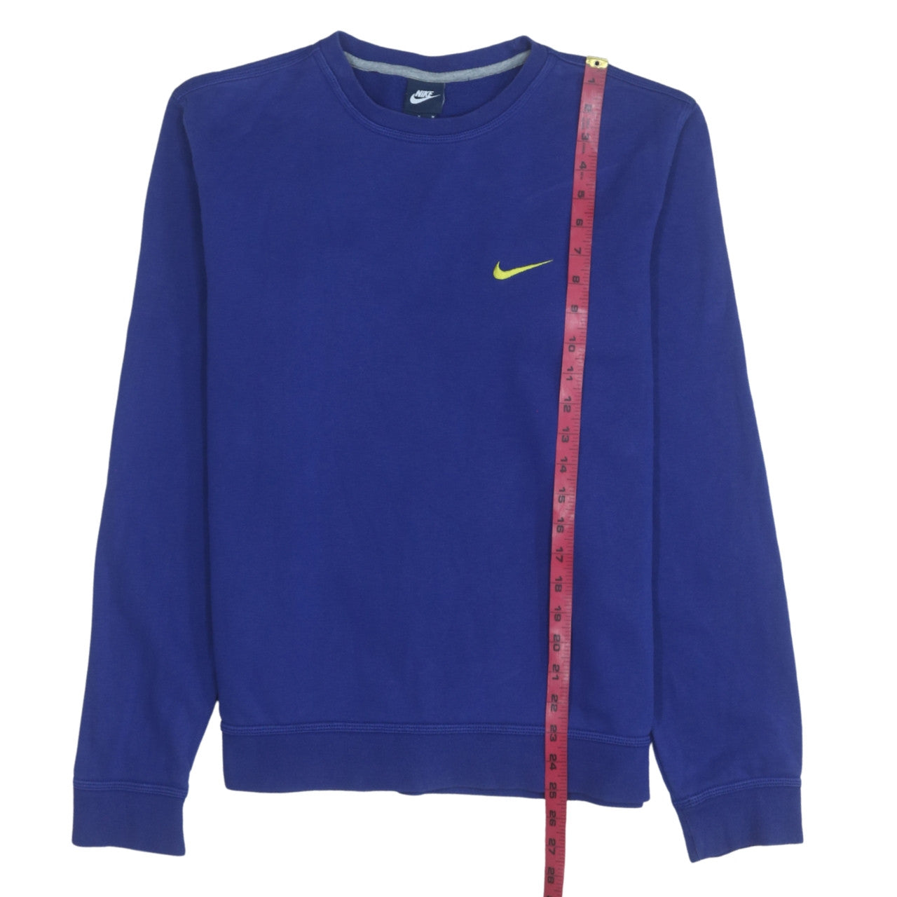 Nike Men's Blue Crew Neck Logo Pullover Sweatshirt Size M