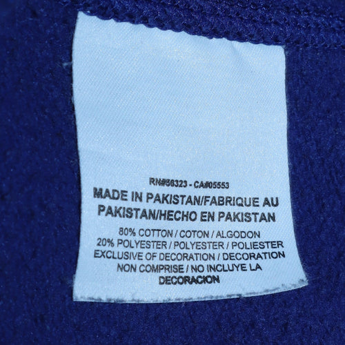 Nike Men's Blue Crew Neck Logo Pullover Sweatshirt Size M