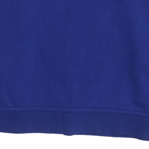 Nike Men's Blue Crew Neck Logo Pullover Sweatshirt Size M