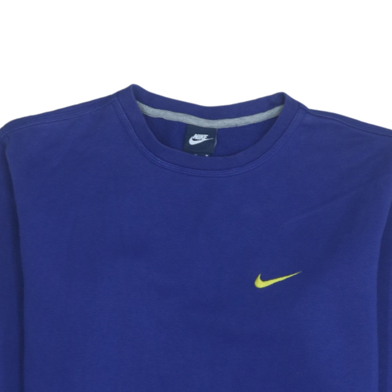 Nike Men's Blue Crew Neck Logo Pullover Sweatshirt Size M