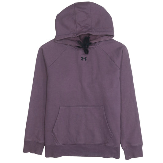 Under Armour Women Purple XL Pullover Hoodie Loose Fit Sportswear