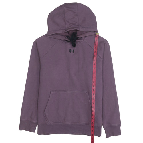 Under Armour Women Purple XL Pullover Hoodie Loose Fit Sportswear