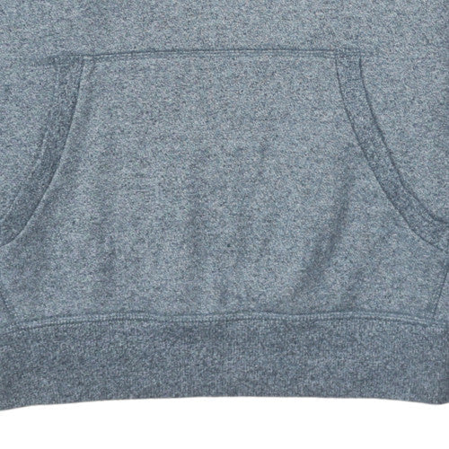 Ellesse Men's Grey Pullover Hoodie Size S Graphic Logo Fleece
