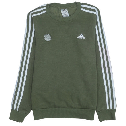 Adidas Women’s Green Crew Neck Long Sleeve Sweatshirt UK 8-10