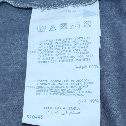 Champion Men's Grey Full Zip Hoodie Size M Lightweight Fleece