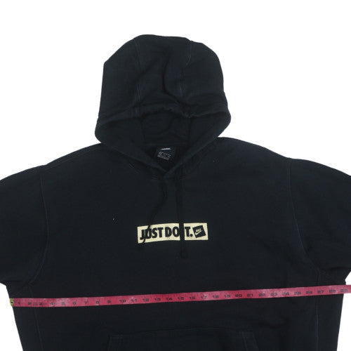 Nike Women’s Black Hoodie XL Pullover Just Do It Logo Cotton Sweatshirt