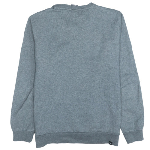 Puma Men's Grey Crew Neck Pullover Sweatshirt Size M