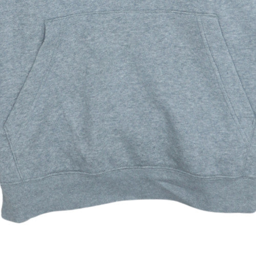 Nike Women’s Grey Pullover Hoodie Small Logo Print Sportswear