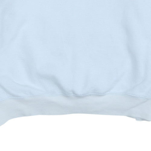 Nike Men's Blue Graphic Logo Pullover Sweatshirt M