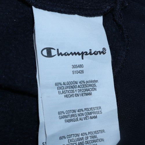 Champion Boys Black Pullover Sweatshirt 13-14 Years Crew Neck Logo Print