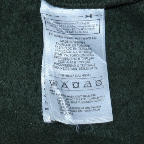 Adidas Mens Black Crew Neck Sweatshirt L Logo Graphic Pullover