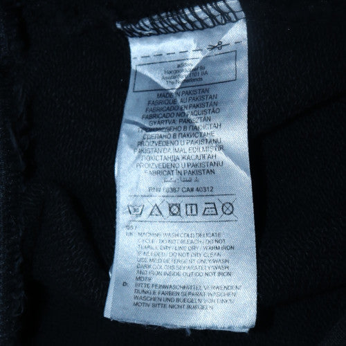 Adidas Womens Black Cotton Blend Jogger Sweatpants Size 18