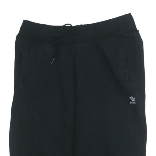 Adidas Womens Black Cotton Blend Jogger Sweatpants Size 18