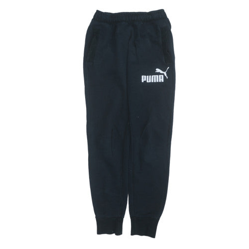 Puma Mens Black XS Sweatpants Jogger Cotton Blend Casual