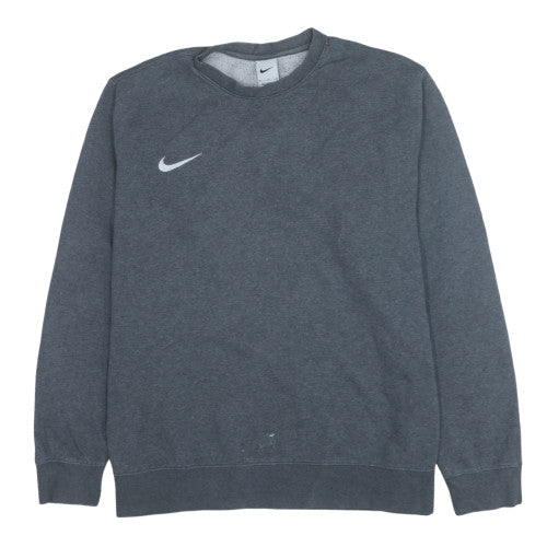Nike Womens Grey Crew Neck Sweatshirt XL Cotton Blend Casual