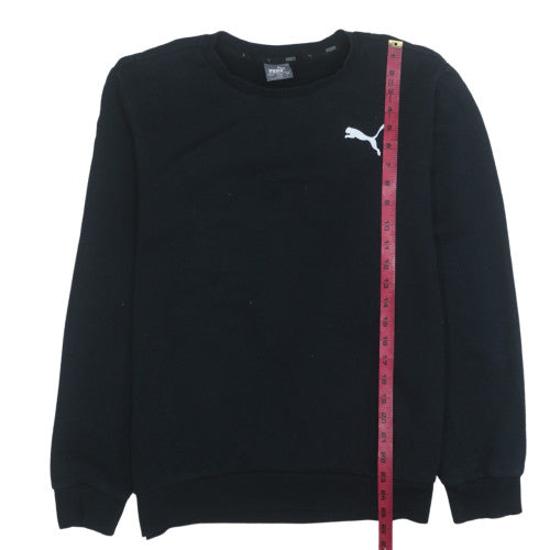 Puma Men’s Black Crew Neck Pullover Sweatshirt Size L