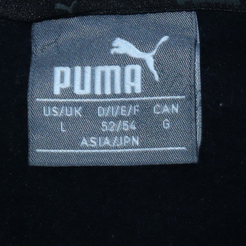 Puma Men’s Black Crew Neck Pullover Sweatshirt Size L