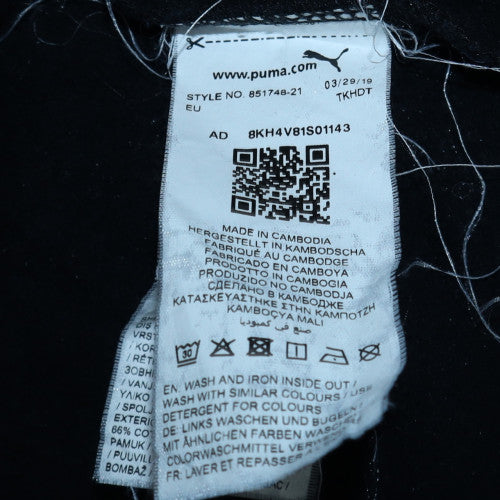 Puma Men’s Black Crew Neck Pullover Sweatshirt Size L