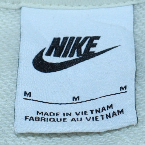 Nike Men's Ivory Crew Neck Pullover Sweatshirt M Regular Fit