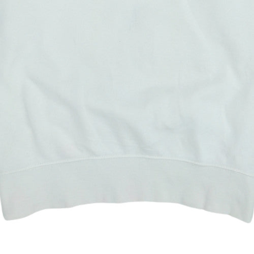 Nike Men's Ivory Crew Neck Pullover Sweatshirt M Regular Fit