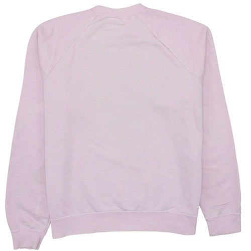 Nike Womens Pink Crew Neck Pullover Sweatshirt Size L Cotton Blend