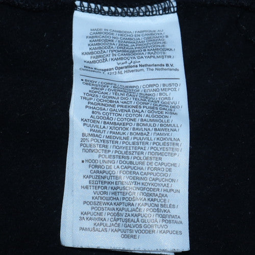 Nike Men’s Black XS Pullover Hoodie Nike Air Logo Fleece Sportswear