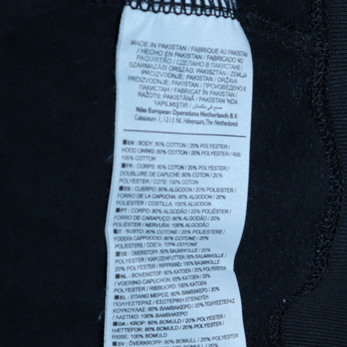 Nike Men's Black Full Zip Hoodie Size M Sportswear Sweatshirt