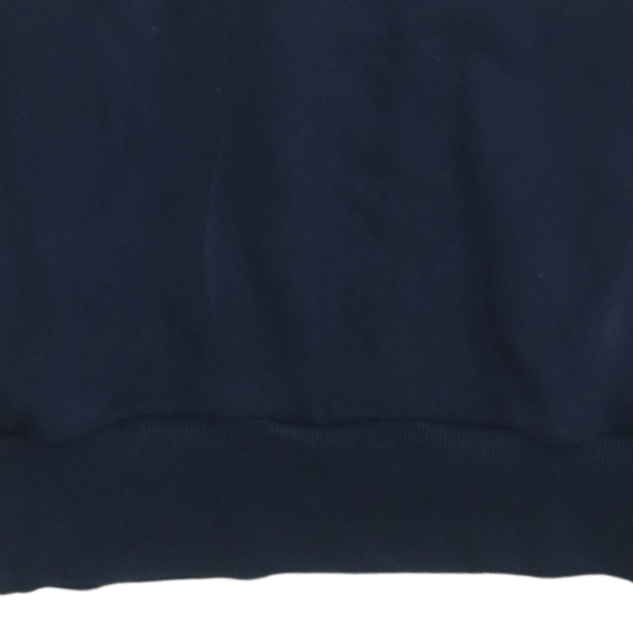 Adidas Womens Navy Blue 1/4 Zip Hoodie Size 10 Cotton Blend Casual
