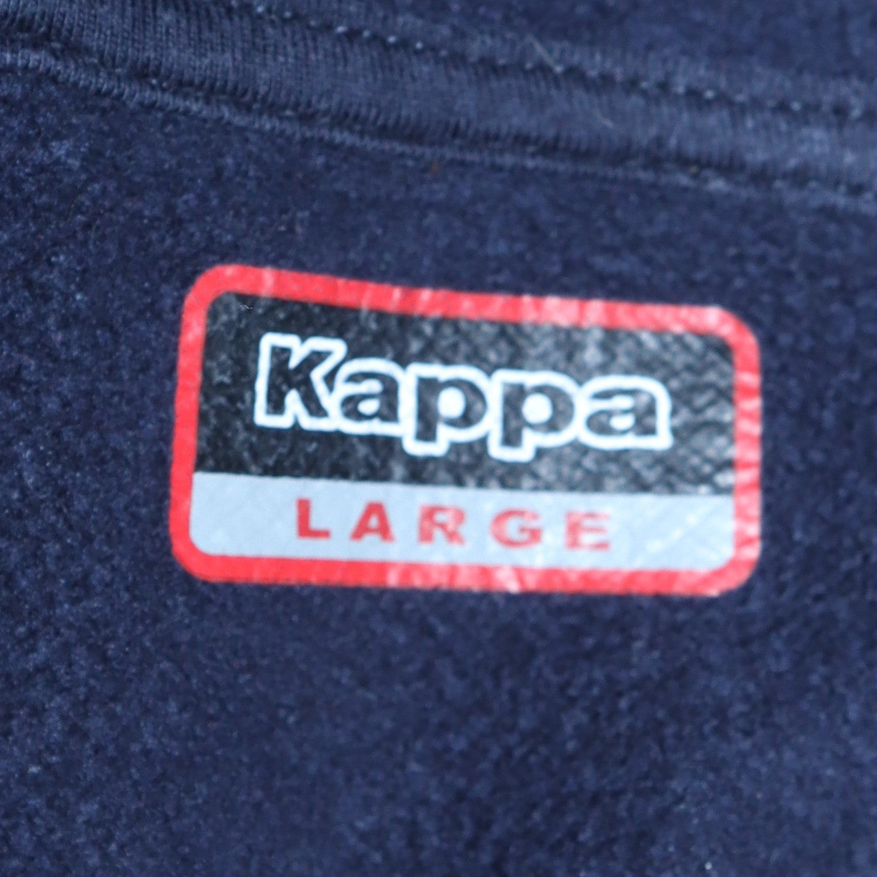 Kappa Mens Blue Pullover Hoodie Large Fleece Glasgow Rocks
