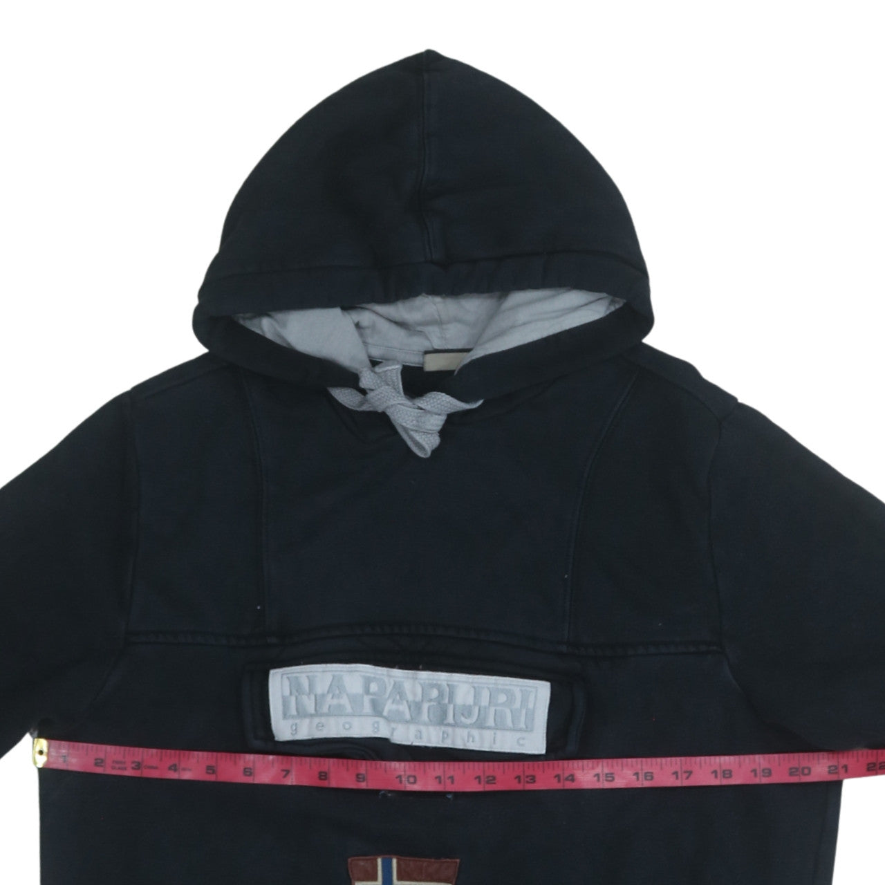 Napapijri Men Black Pullover Hoodie M Outdoor Cotton Blend