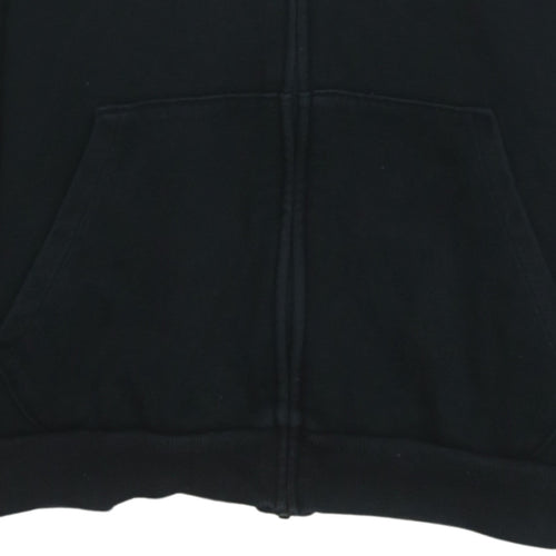 Puma Womens Black Full Zip Hoodie Medium Hooded Sweatshirt