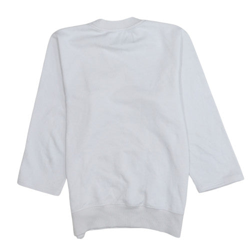 Calvin Klein Jeans Women's White Small Pullover Sweatshirt