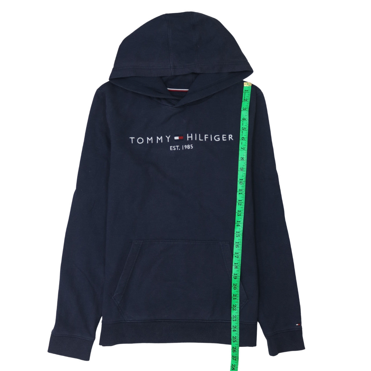 Tommy Hilfiger Men's Blue Logo Pullover Hoodie Size L