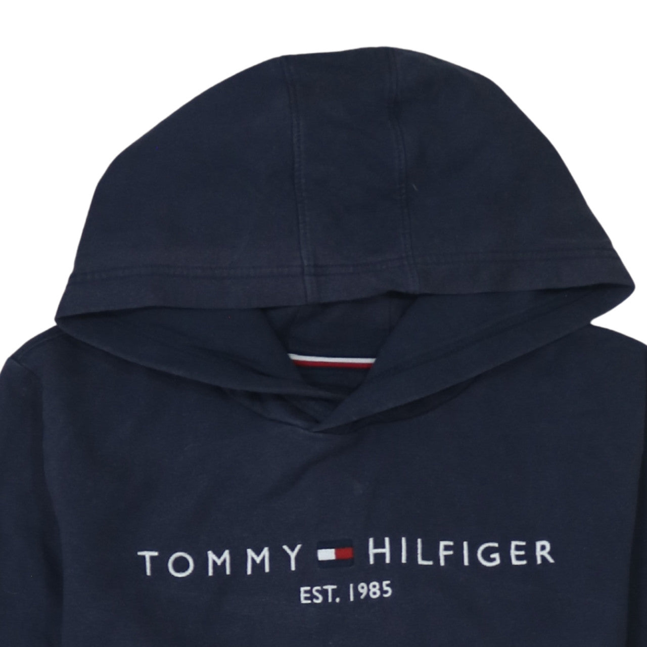 Tommy Hilfiger Men's Blue Logo Pullover Hoodie Size L