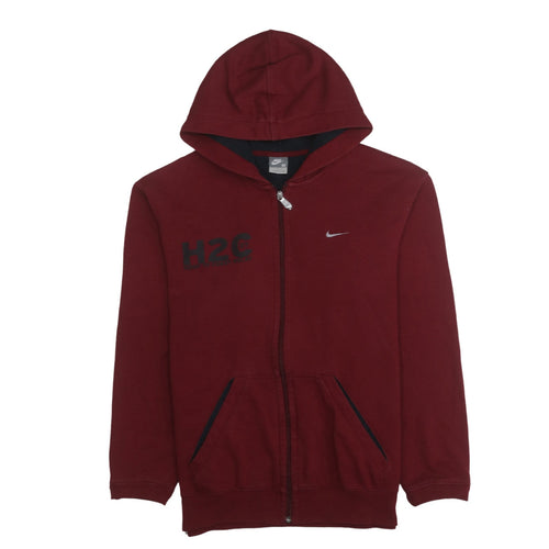 Nike Men's Red Full Zip Hoodie M Graphic Team Sportswear