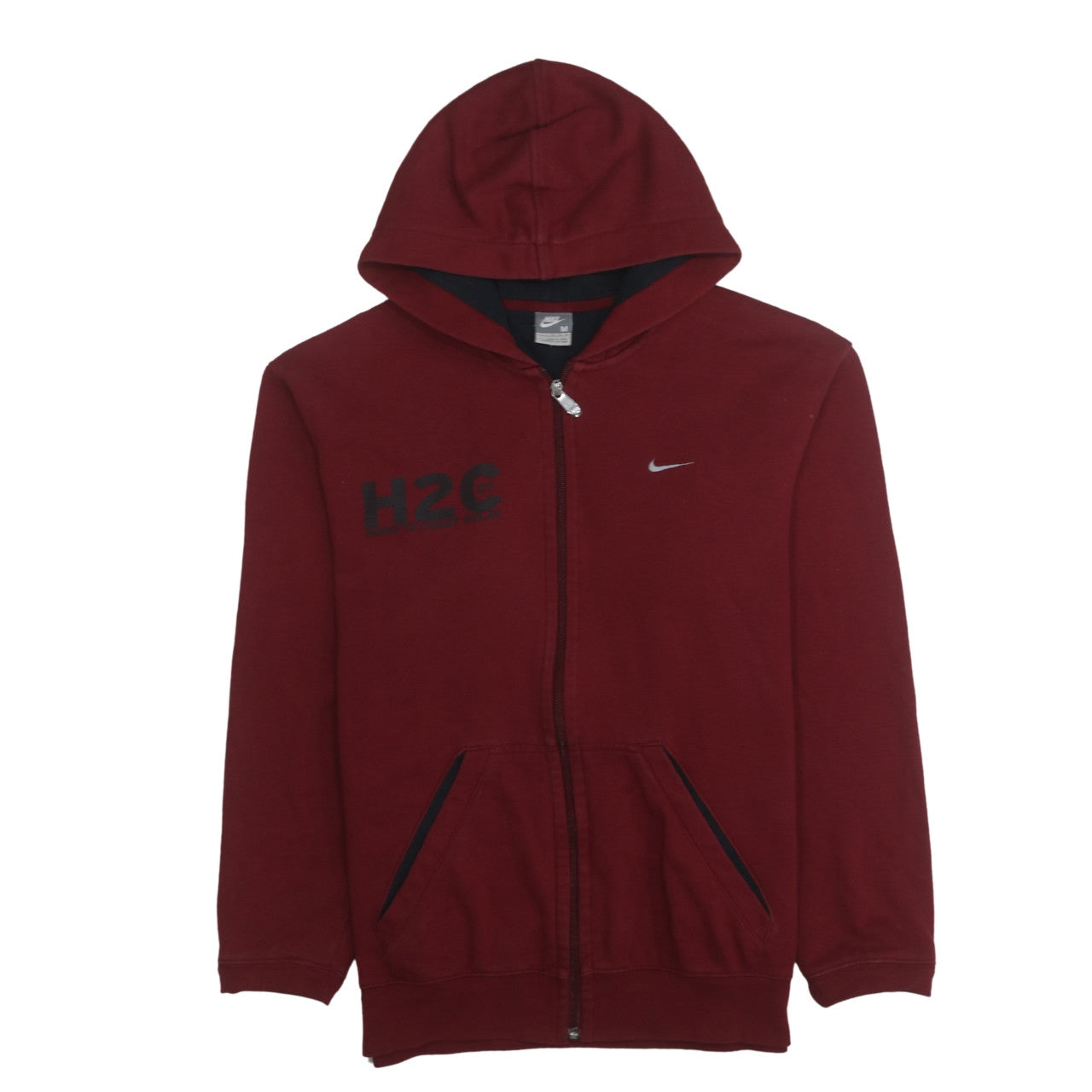 Nike Men's Red Full Zip Hoodie M Graphic Team Sportswear