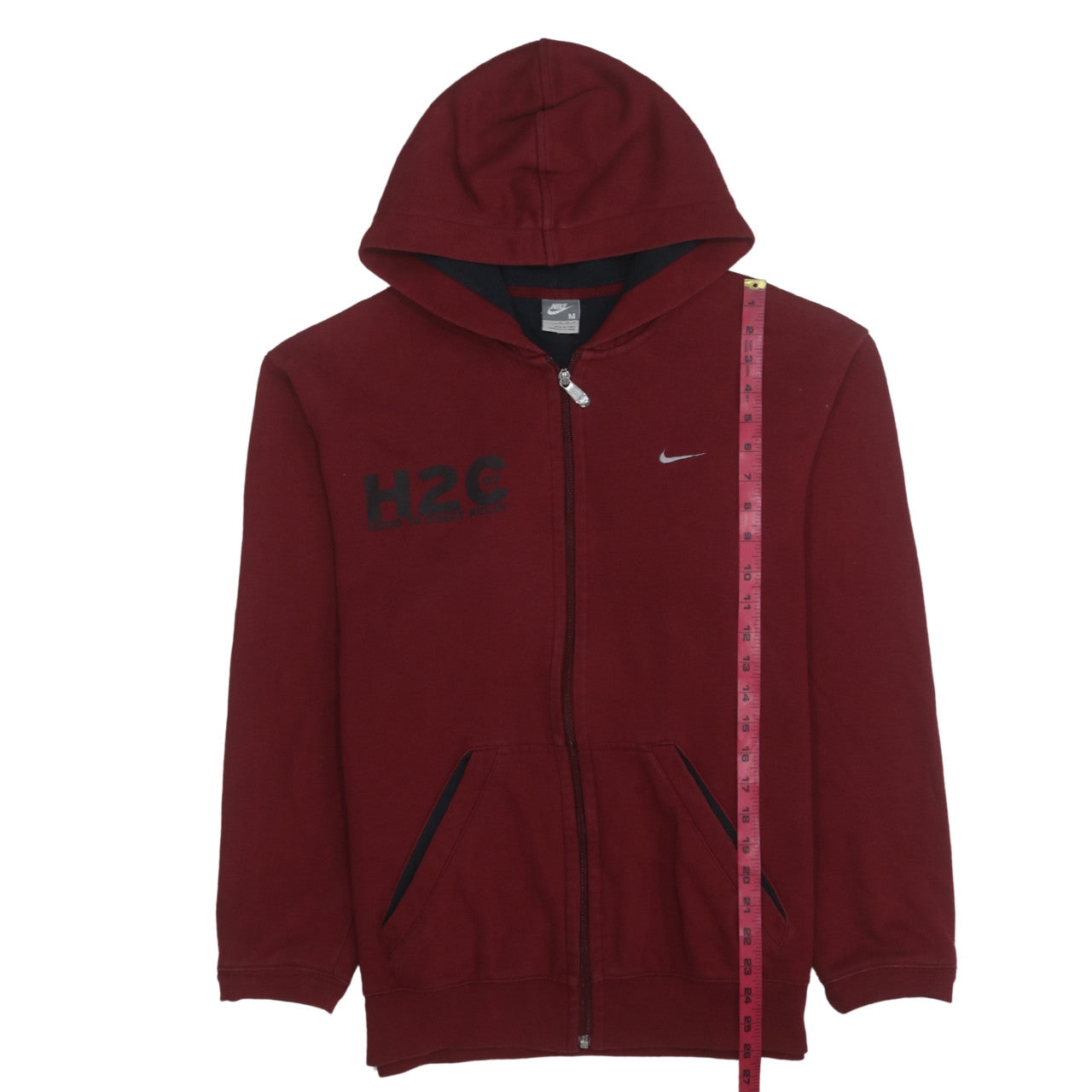 Nike Men's Red Full Zip Hoodie M Graphic Team Sportswear