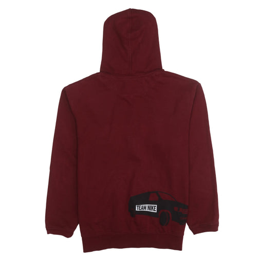 Nike Men's Red Full Zip Hoodie M Graphic Team Sportswear