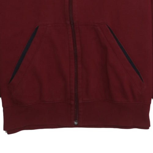 Nike Men's Red Full Zip Hoodie M Graphic Team Sportswear