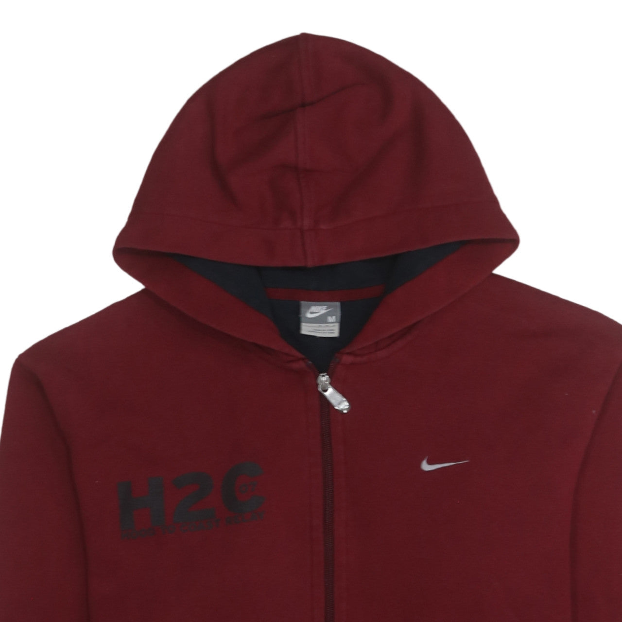 Nike Men's Red Full Zip Hoodie M Graphic Team Sportswear