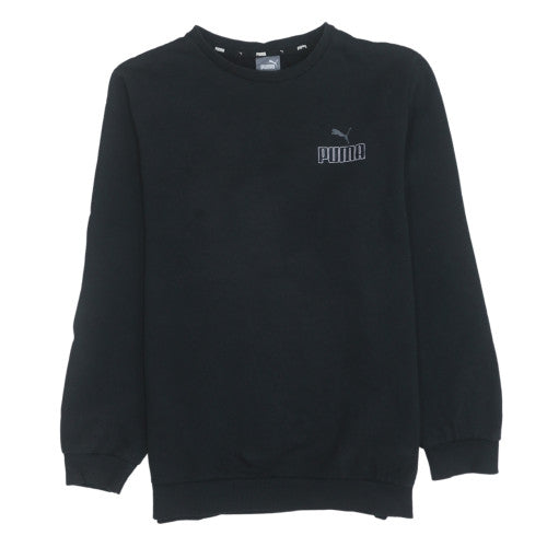 Puma Men's Black Crew Neck Pullover Sweatshirt Size M