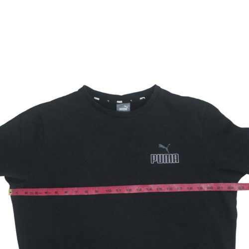 Puma Men's Black Crew Neck Pullover Sweatshirt Size M