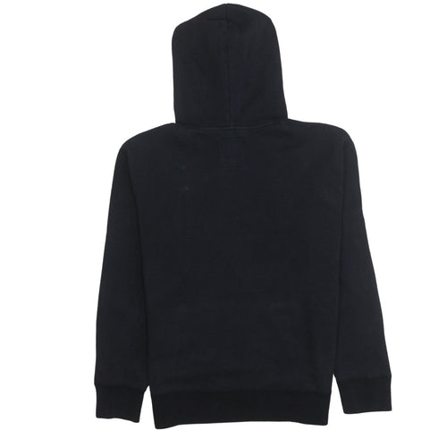 Hollister Men's Black Pullover Hoodie Small Fleece Logo Sweatshirt