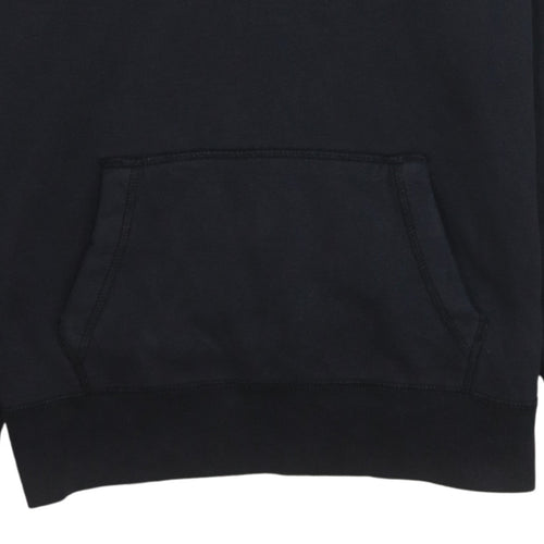 Hollister Men's Black Pullover Hoodie Small Fleece Logo Sweatshirt