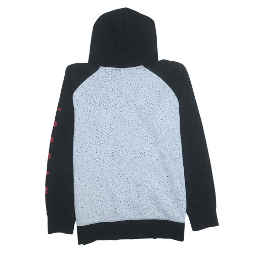 Nike Jordan Boys Black & Grey Long Sleeve Pullover Hoodie - Size M