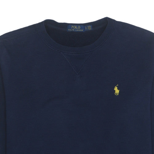 Ralph Lauren Men's Blue Small Pullover Logo Sweatshirt