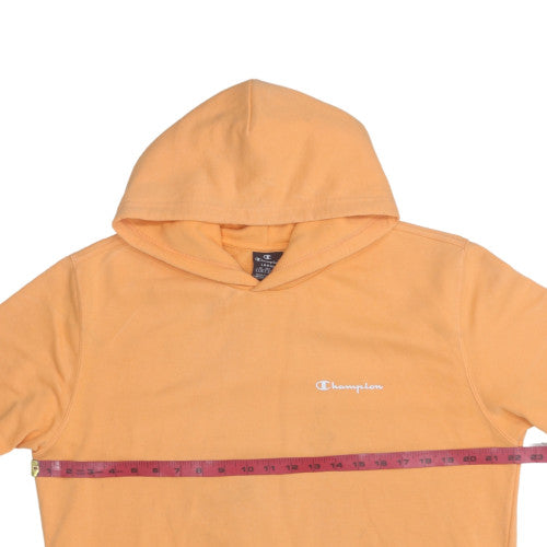 Champion Men's Beige Pullover Hoodie Large Cotton Blend