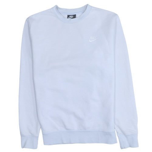 Nike Womens White XS Crew Neck Pullover Sweatshirt