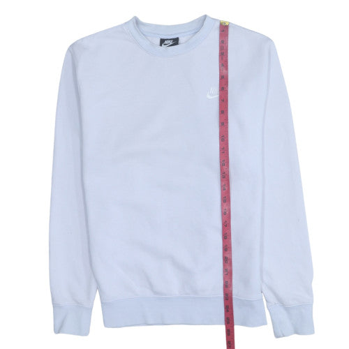 Nike Womens White XS Crew Neck Pullover Sweatshirt