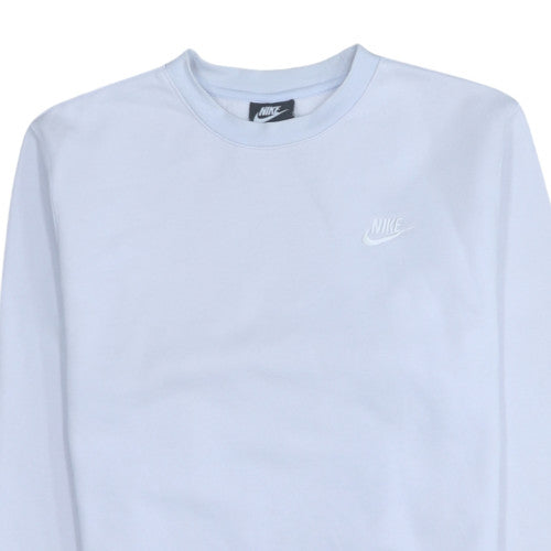 Nike Womens White XS Crew Neck Pullover Sweatshirt